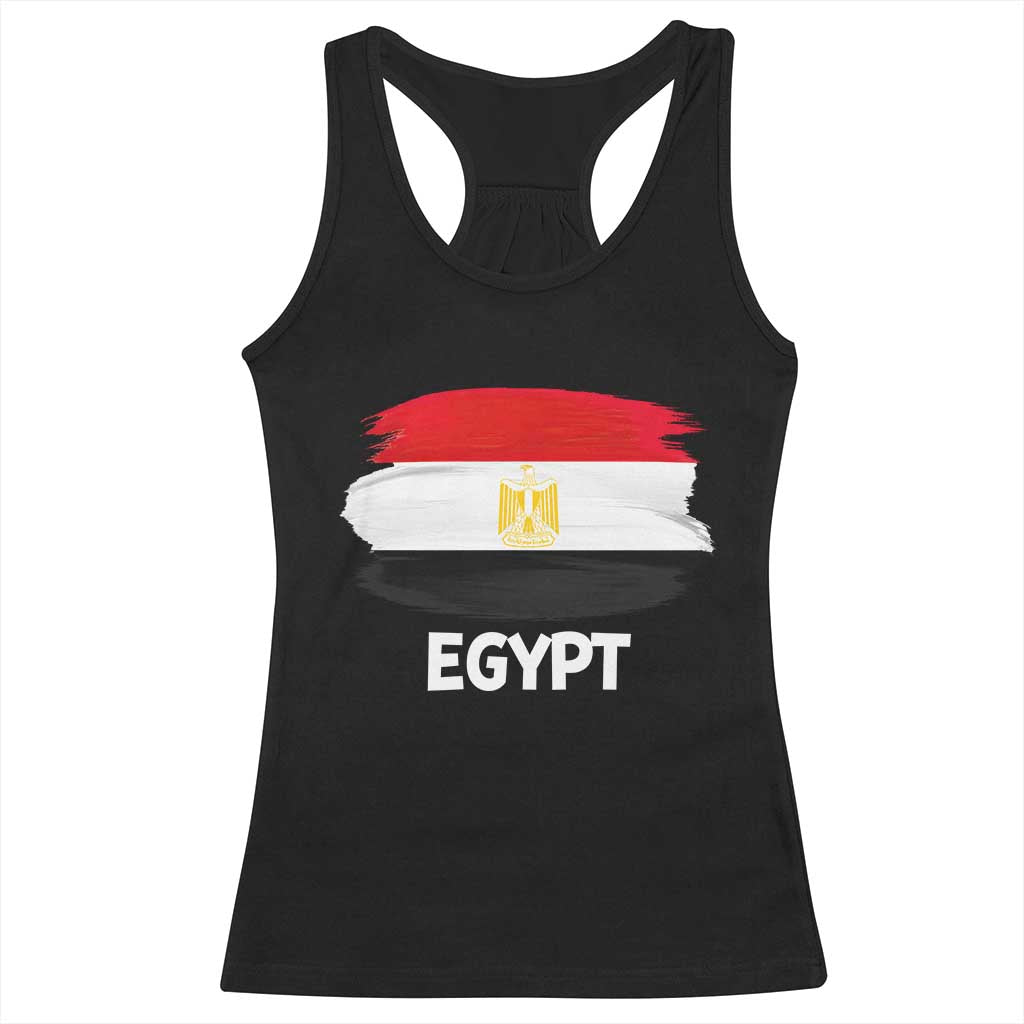Egypt Flag Misr Pride Racerback Tank Top Egyptian Eagle of Saladin Heritage TS02 Black Print Your Wear