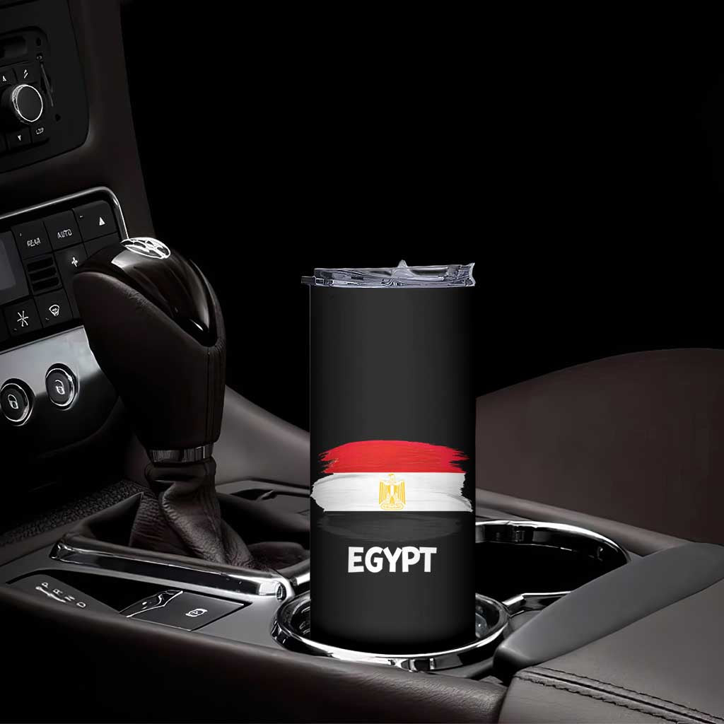 Egypt Flag Misr Pride Skinny Tumbler Egyptian Eagle of Saladin Heritage TS02 Print Your Wear