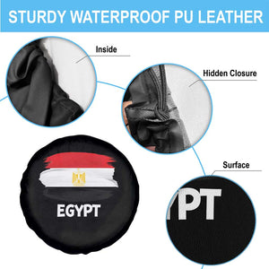 Egypt Flag Misr Pride Spare Tire Cover Egyptian Eagle of Saladin Heritage TS02 Print Your Wear