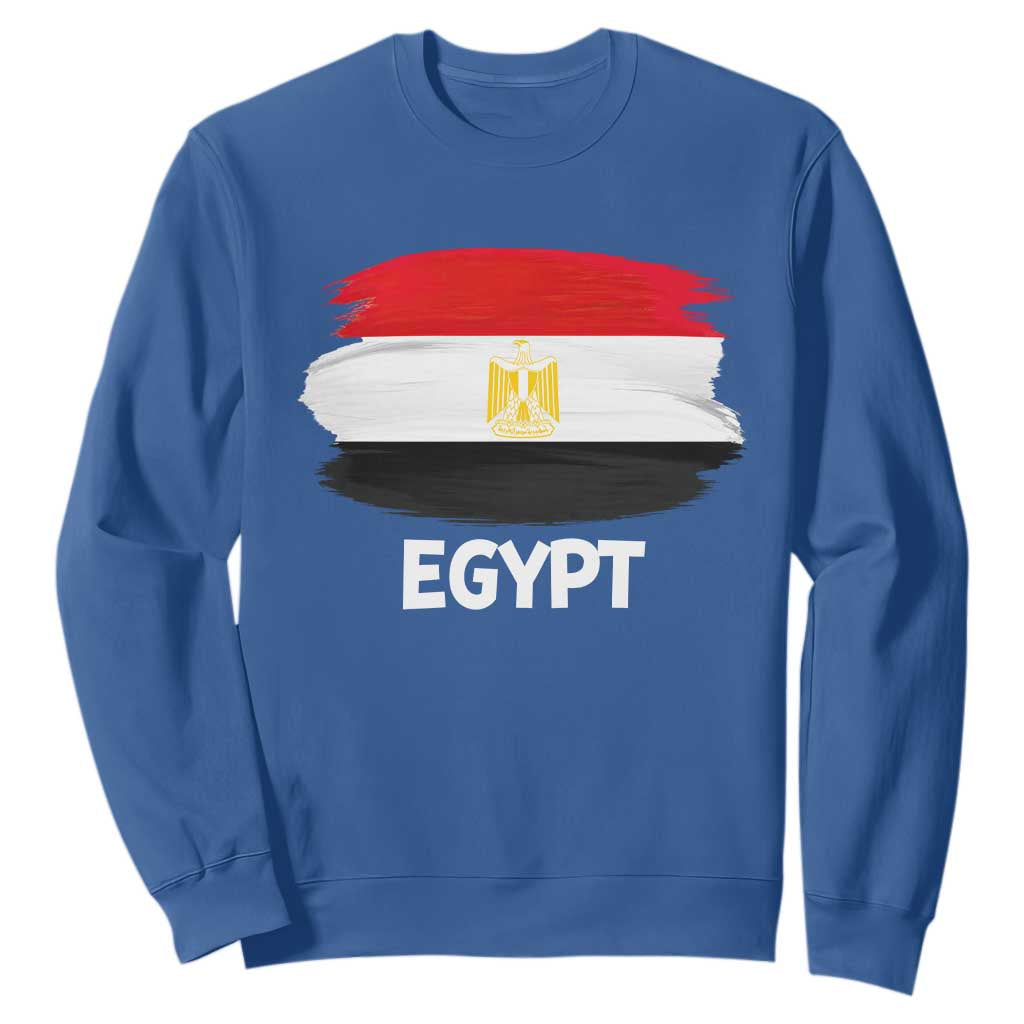 Egypt Flag Misr Pride Sweatshirt Egyptian Eagle of Saladin Heritage TS02 Royal Blue Print Your Wear