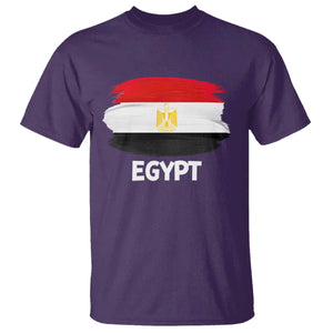 Egypt Flag Misr Pride T Shirt Egyptian Eagle of Saladin Heritage TS02 Purple Print Your Wear
