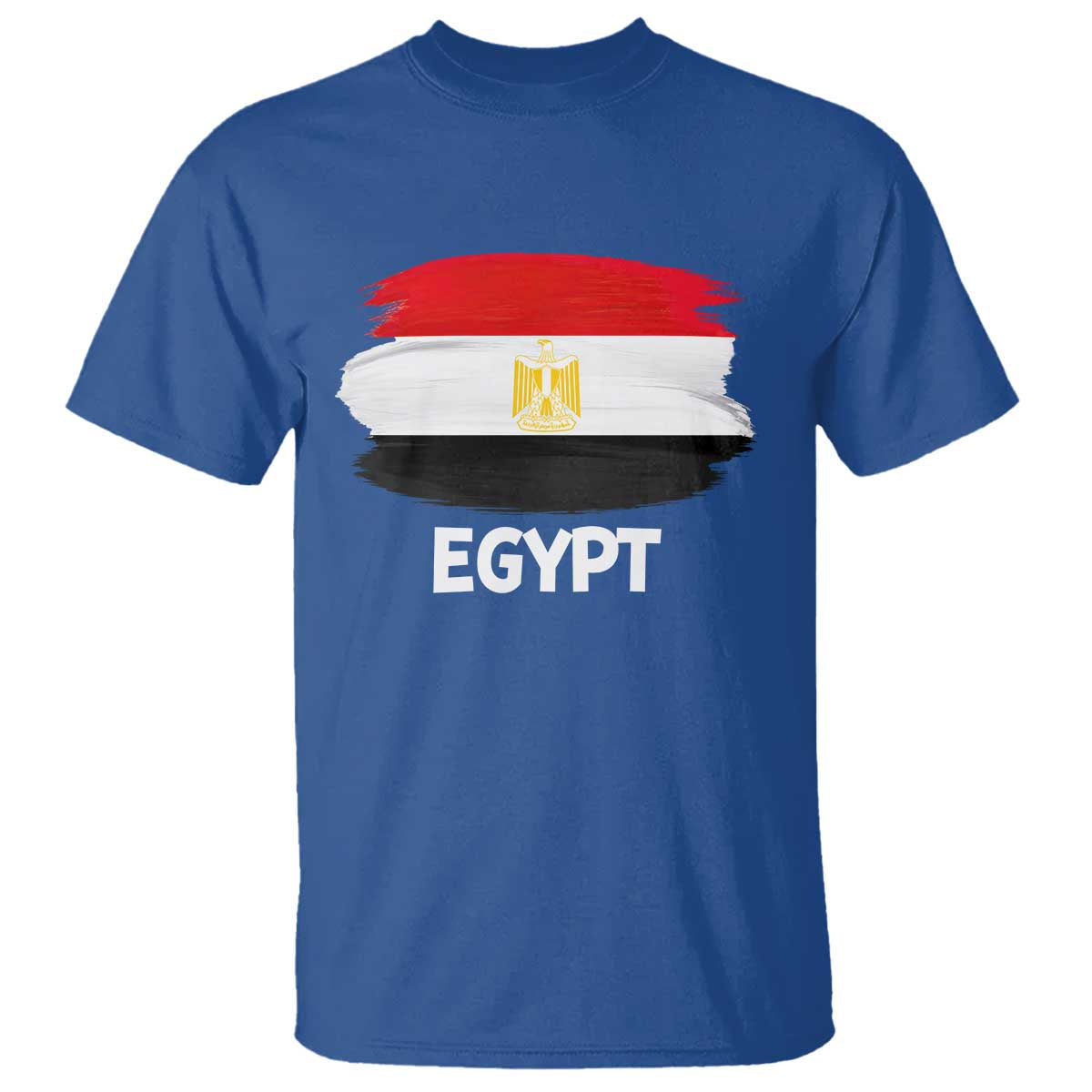 Egypt Flag Misr Pride T Shirt Egyptian Eagle of Saladin Heritage TS02 Royal Blue Print Your Wear