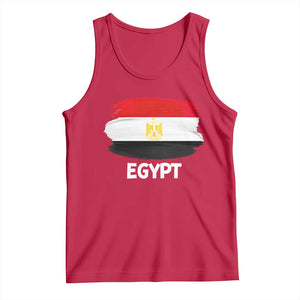 Egypt Flag Misr Pride Tank Top Egyptian Eagle of Saladin Heritage TS02 Red Print Your Wear