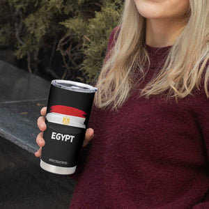 Egypt Flag Misr Pride Tumbler Cup Egyptian Eagle of Saladin Heritage TS02 Print Your Wear