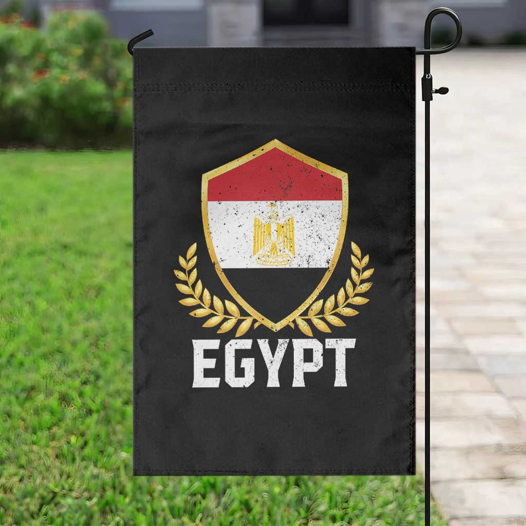Egypt Coat of Arms Gold Shield Crest Garden Flag Patriotic Egyptian Flag Heritage Pride TS02 Print Your Wear