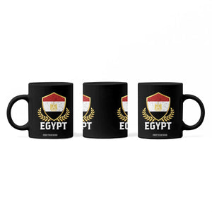 Egypt Coat of Arms Gold Shield Crest Coffee Mug Patriotic Egyptian Flag Heritage Pride TS02 Print Your Wear