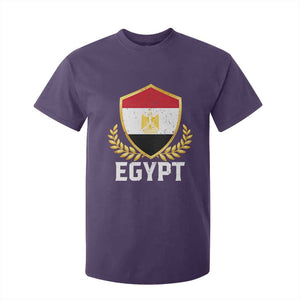 Egypt Coat of Arms Gold Shield Crest T Shirt For Kid Patriotic Egyptian Flag Heritage Pride TS02 Print Your Wear