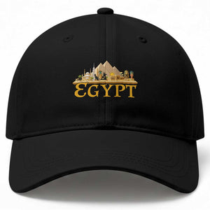 Ancient Egypt Pyramids Sphinx Graphic Baseball Cap Vintage Egypt Anubis History Buff Travel Souvenir TS02 Print Your Wear