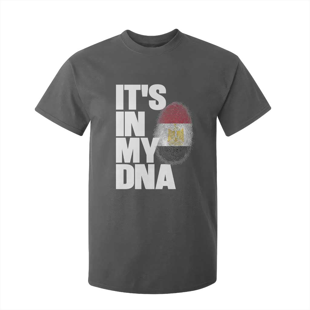 Egypt It's In My DNA Flag Fingerprint Graphic T Shirt For Kid Egyptian Heritage Pride Roots TS02 Print Your Wear