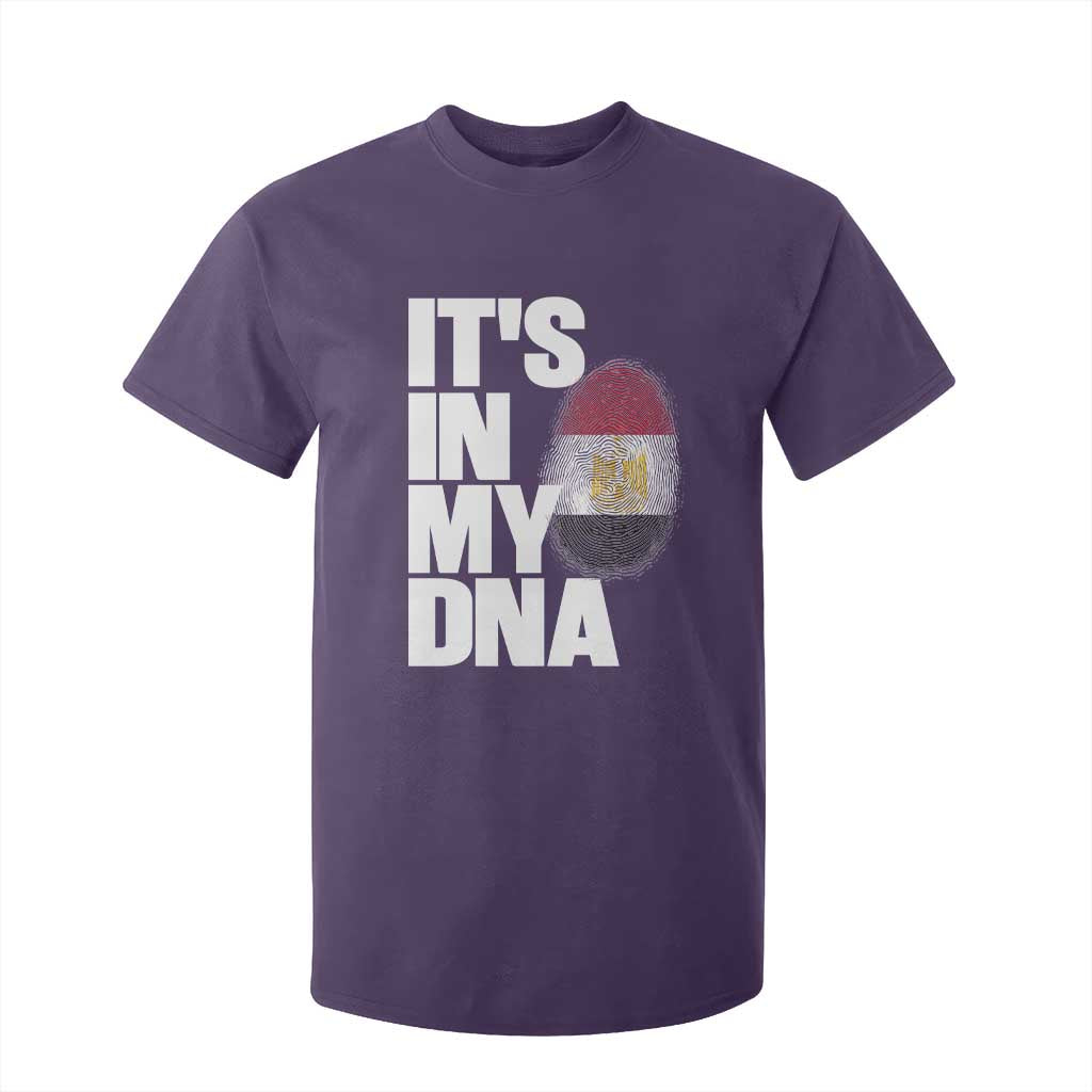 Egypt It's In My DNA Flag Fingerprint Graphic T Shirt For Kid Egyptian Heritage Pride Roots TS02 Print Your Wear