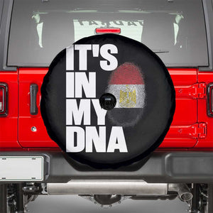Egypt It's In My DNA Flag Fingerprint Graphic Spare Tire Cover Egyptian Heritage Pride Roots TS02 Black Print Your Wear