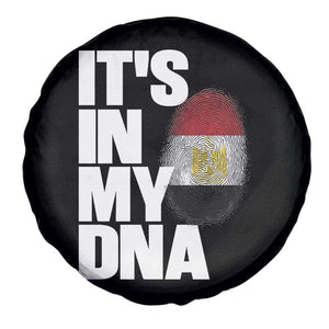 Egypt It's In My DNA Flag Fingerprint Graphic Spare Tire Cover Egyptian Heritage Pride Roots TS02 Print Your Wear