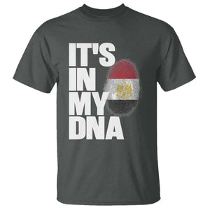 Egypt It's In My DNA Flag Fingerprint Graphic T Shirt Egyptian Heritage Pride Roots TS02 Print Your Wear