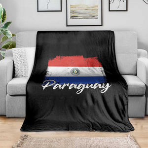 Vintage Paraguay Flag Paraguaya Heritage Pride Roots Throw Blanket TS02 Print Your Wear