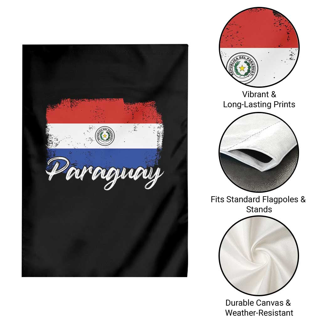 Vintage Paraguay Flag Paraguaya Heritage Pride Roots Garden Flag TS02 Print Your Wear