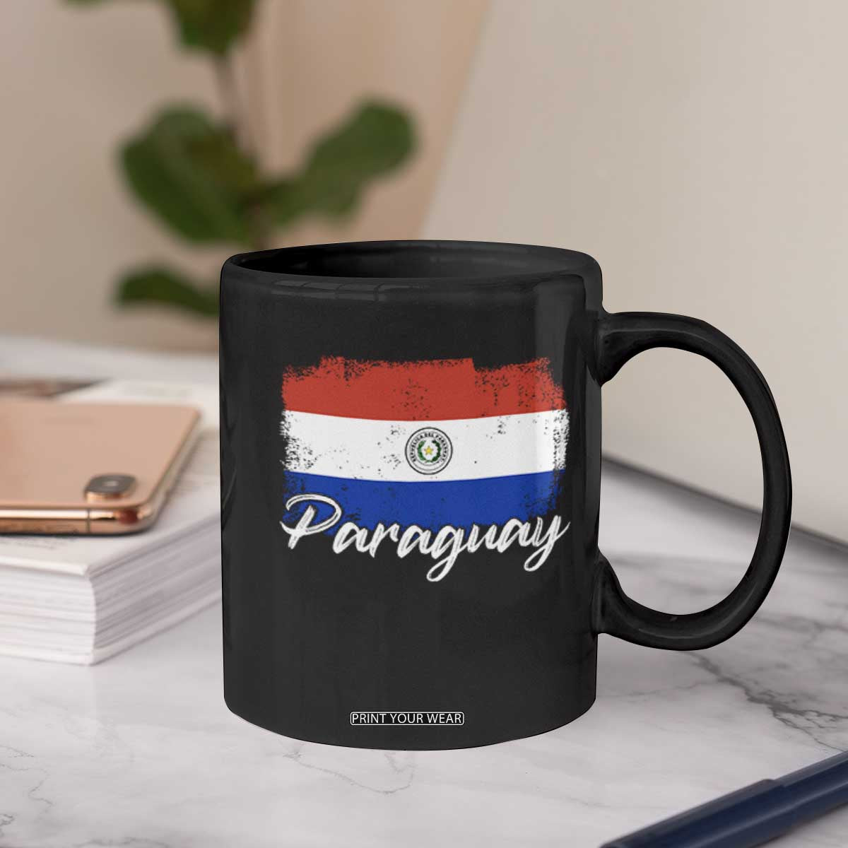 Vintage Paraguay Flag Paraguaya Heritage Pride Roots Coffee Mug TS02 Print Your Wear