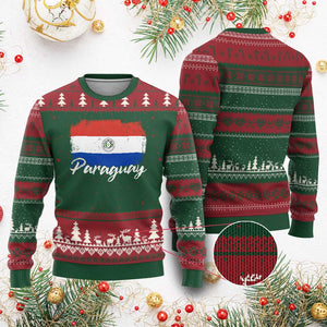 Vintage Paraguay Flag Paraguaya Heritage Pride Roots Ugly Christmas Sweater TS02 Print Your Wear