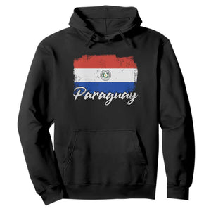 Vintage Paraguay Flag Paraguaya Heritage Pride Roots Hoodie TS02 Black Print Your Wear