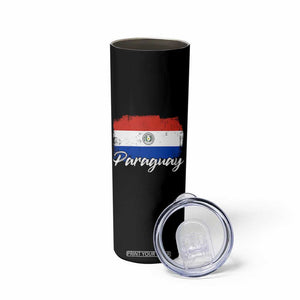 Vintage Paraguay Flag Paraguaya Heritage Pride Roots Skinny Tumbler TS02 Print Your Wear