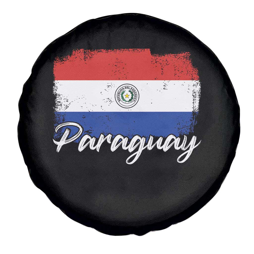 Vintage Paraguay Flag Paraguaya Heritage Pride Roots Spare Tire Cover TS02 Print Your Wear