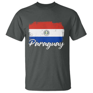 Vintage Paraguay Flag Paraguaya Heritage Pride Roots T Shirt TS02 Print Your Wear