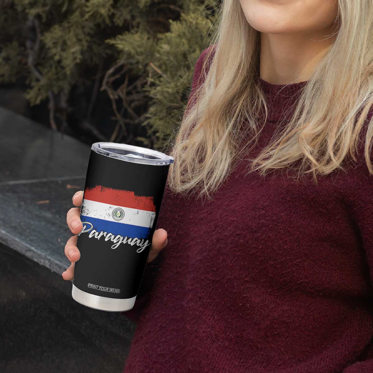 Vintage Paraguay Flag Paraguaya Heritage Pride Roots Tumbler Cup TS02 Print Your Wear