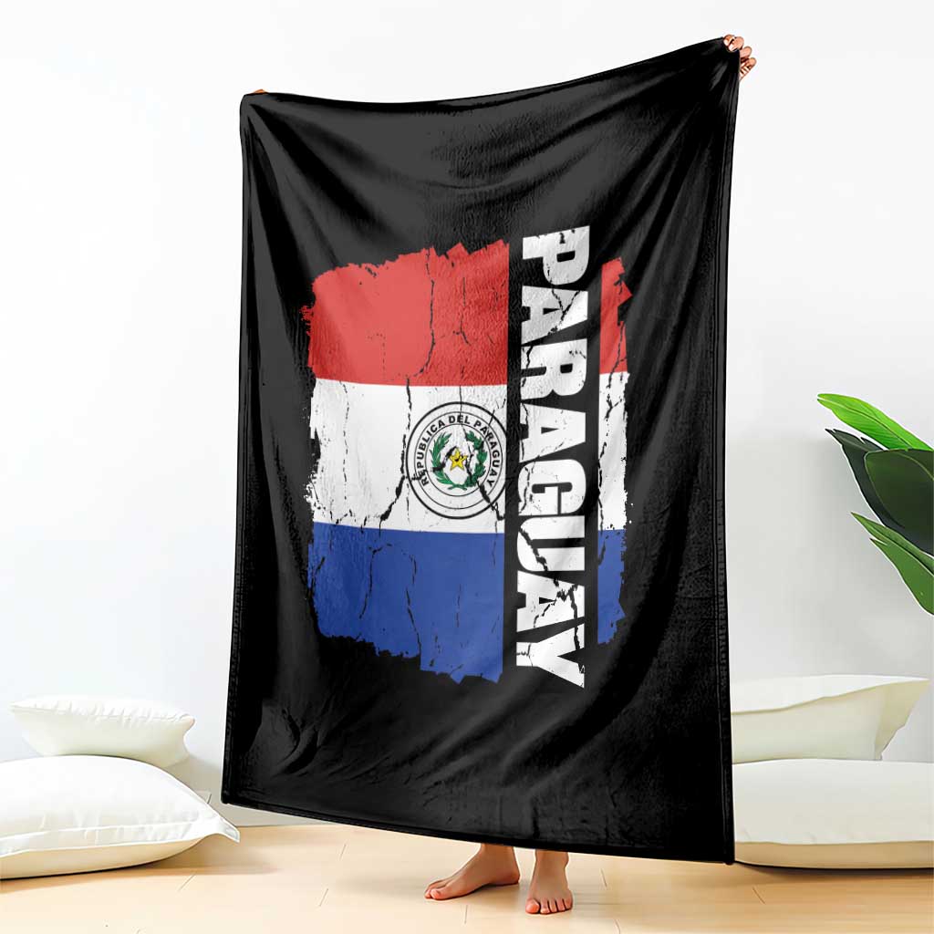 Paraguay Proud Roots Vintage Paraguaya Flag Heritage Pride Throw Blanket TS02 Print Your Wear
