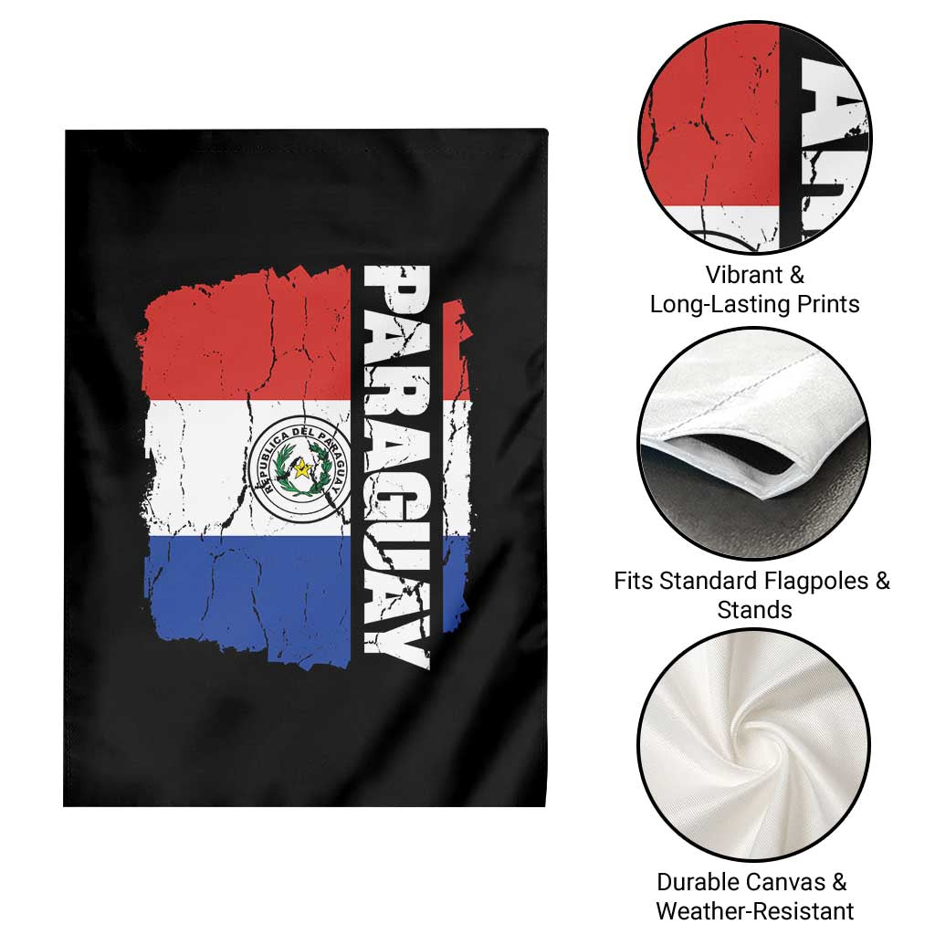 Paraguay Proud Roots Vintage Paraguaya Flag Heritage Pride Garden Flag TS02 Print Your Wear