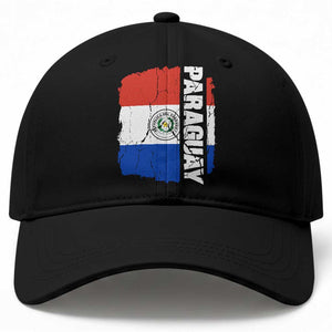 Paraguay Proud Roots Vintage Paraguaya Flag Heritage Pride Baseball Cap TS02 Print Your Wear