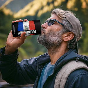 Paraguay Proud Roots Vintage Paraguaya Flag Heritage Pride 4 in 1 Can Cooler Tumbler TS02 Print Your Wear