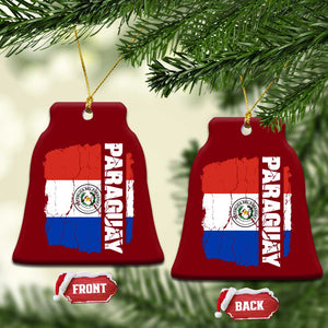 Paraguay Proud Roots Vintage Paraguaya Flag Heritage Pride Ceramic Ornament TS02 Print Your Wear