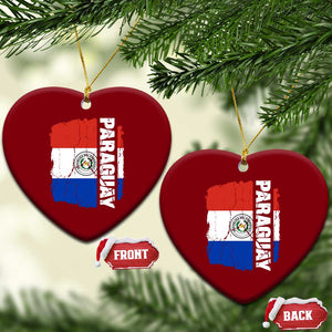 Paraguay Proud Roots Vintage Paraguaya Flag Heritage Pride Ceramic Ornament TS02 Print Your Wear