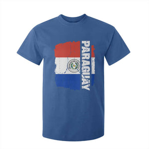 Paraguay Proud Roots Vintage Paraguaya Flag Heritage Pride T Shirt For Kid TS02 Royal Blue Print Your Wear