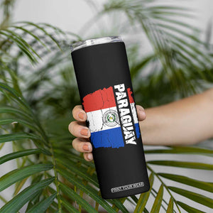 Paraguay Proud Roots Vintage Paraguaya Flag Heritage Pride Skinny Tumbler TS02 Print Your Wear