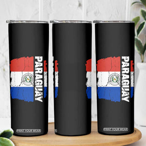 Paraguay Proud Roots Vintage Paraguaya Flag Heritage Pride Skinny Tumbler TS02 Print Your Wear