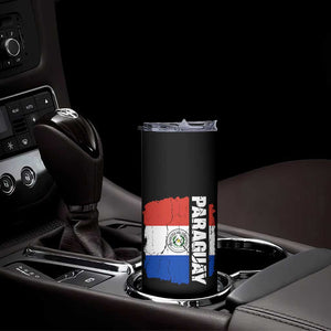 Paraguay Proud Roots Vintage Paraguaya Flag Heritage Pride Skinny Tumbler TS02 Print Your Wear