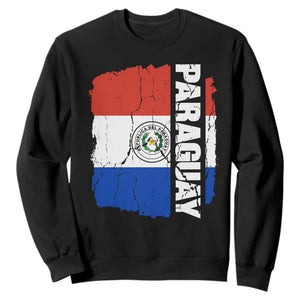 Paraguay Proud Roots Vintage Paraguaya Flag Heritage Pride Sweatshirt TS02 Black Print Your Wear