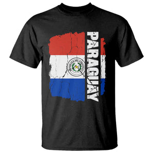 Paraguay Proud Roots Vintage Paraguaya Flag Heritage Pride T Shirt TS02 Black Print Your Wear