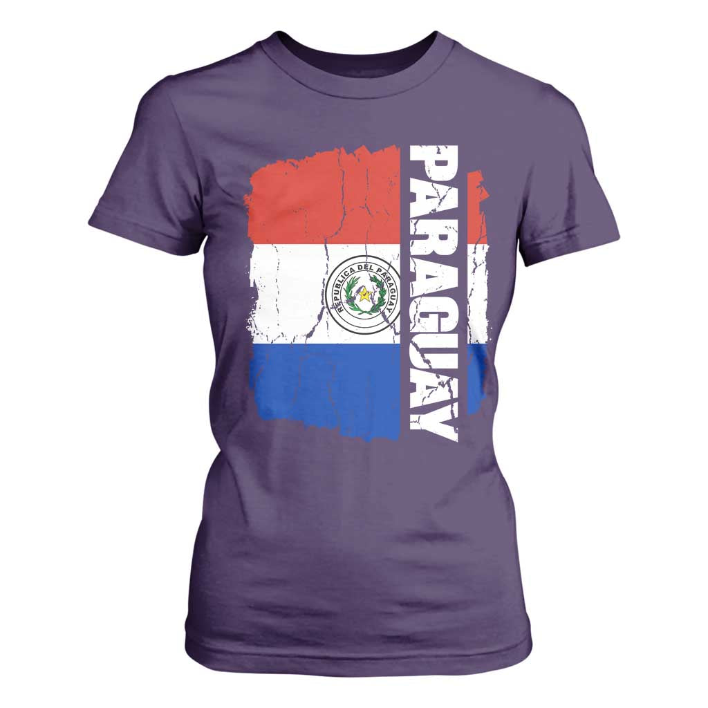 Paraguay Proud Roots Vintage Paraguaya Flag Heritage Pride T Shirt For Women TS02 Purple Print Your Wear