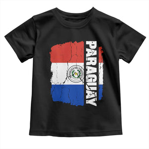 Paraguay Proud Roots Vintage Paraguaya Flag Heritage Pride Toddler T Shirt TS02 Black Print Your Wear