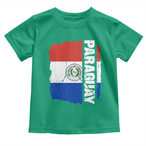 Paraguay Proud Roots Vintage Paraguaya Flag Heritage Pride Toddler T Shirt TS02 Irish Green Print Your Wear