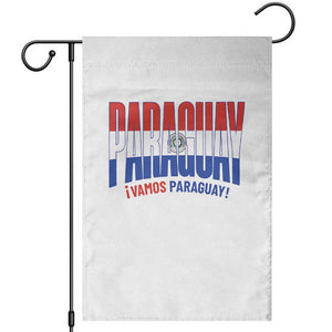 Vamos Paraguay Long Live Soccer Cheer Garden Flag Patriotic Paraguaya Futbol Football Fans Pride TS02 White Print Your Wear