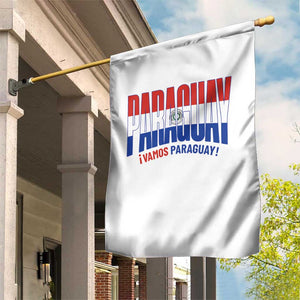 Vamos Paraguay Long Live Soccer Cheer Garden Flag Patriotic Paraguaya Futbol Football Fans Pride TS02 Print Your Wear