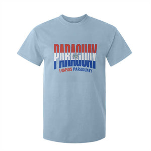 Vamos Paraguay Long Live Soccer Cheer T Shirt For Kid Patriotic Paraguaya Futbol Football Fans Pride TS02 Light Blue Print Your Wear
