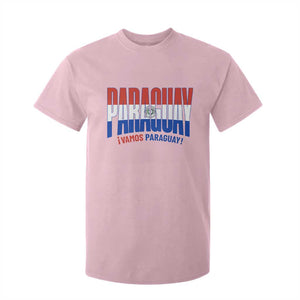 Vamos Paraguay Long Live Soccer Cheer T Shirt For Kid Patriotic Paraguaya Futbol Football Fans Pride TS02 Light Pink Print Your Wear