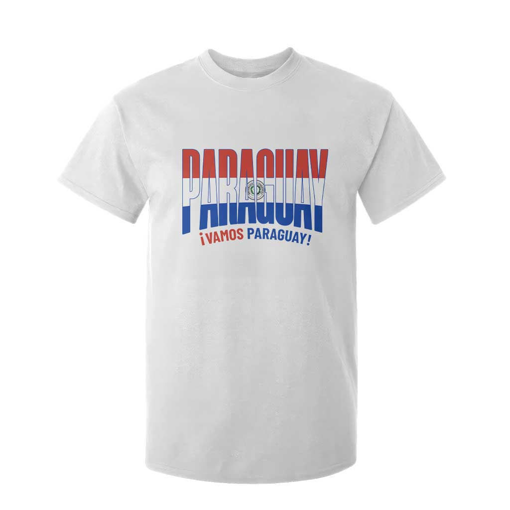 Vamos Paraguay Long Live Soccer Cheer T Shirt For Kid Patriotic Paraguaya Futbol Football Fans Pride TS02 White Print Your Wear