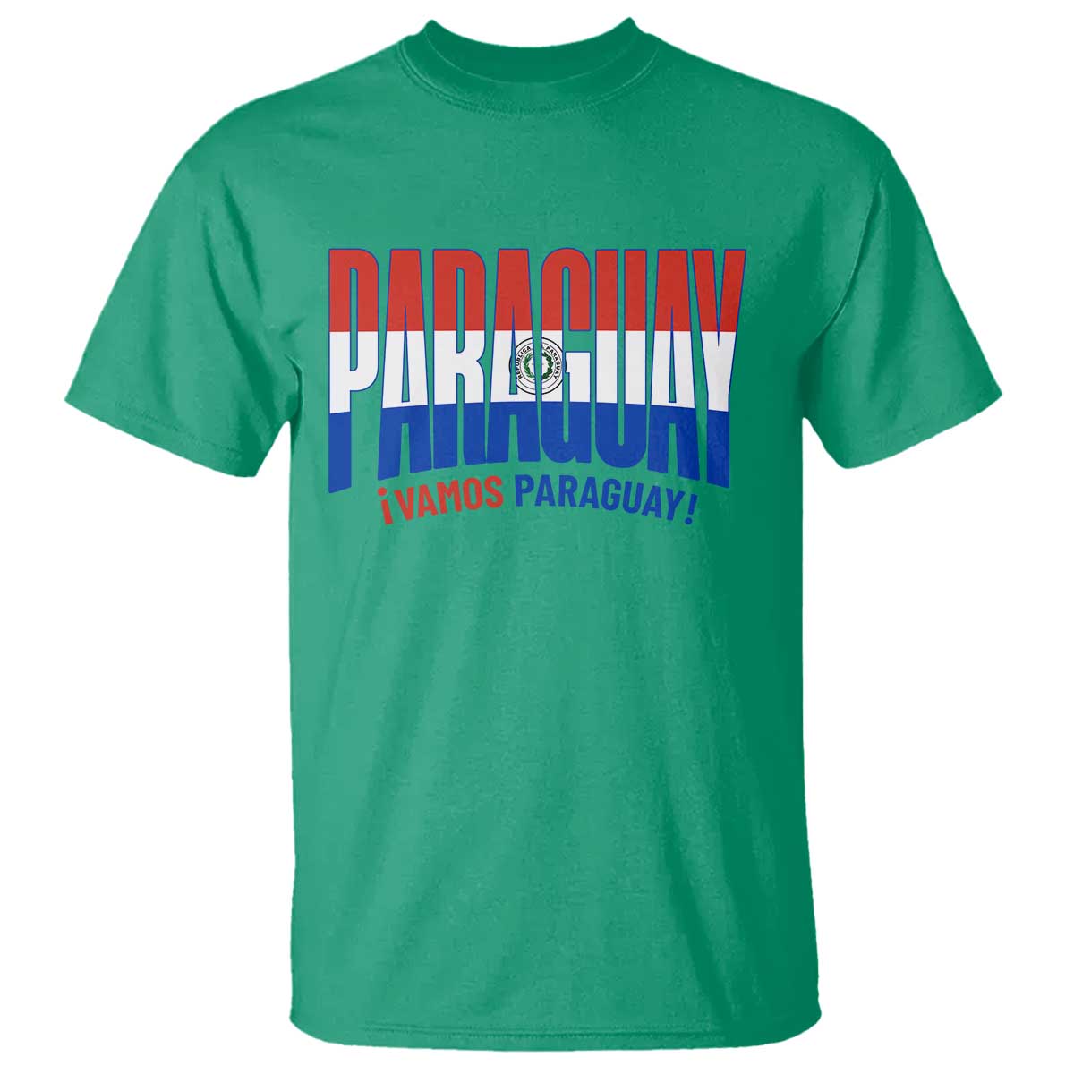 Vamos Paraguay Long Live Soccer Cheer T Shirt Patriotic Paraguaya Futbol Football Fans Pride TS02 Irish Green Print Your Wear