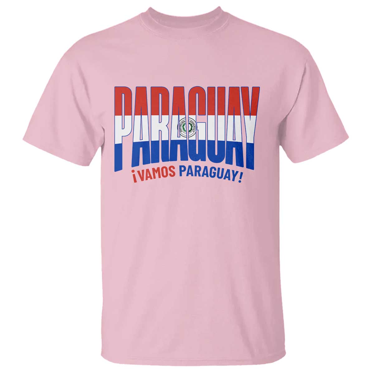 Vamos Paraguay Long Live Soccer Cheer T Shirt Patriotic Paraguaya Futbol Football Fans Pride TS02 Light Pink Print Your Wear
