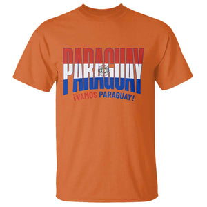 Vamos Paraguay Long Live Soccer Cheer T Shirt Patriotic Paraguaya Futbol Football Fans Pride TS02 Orange Print Your Wear