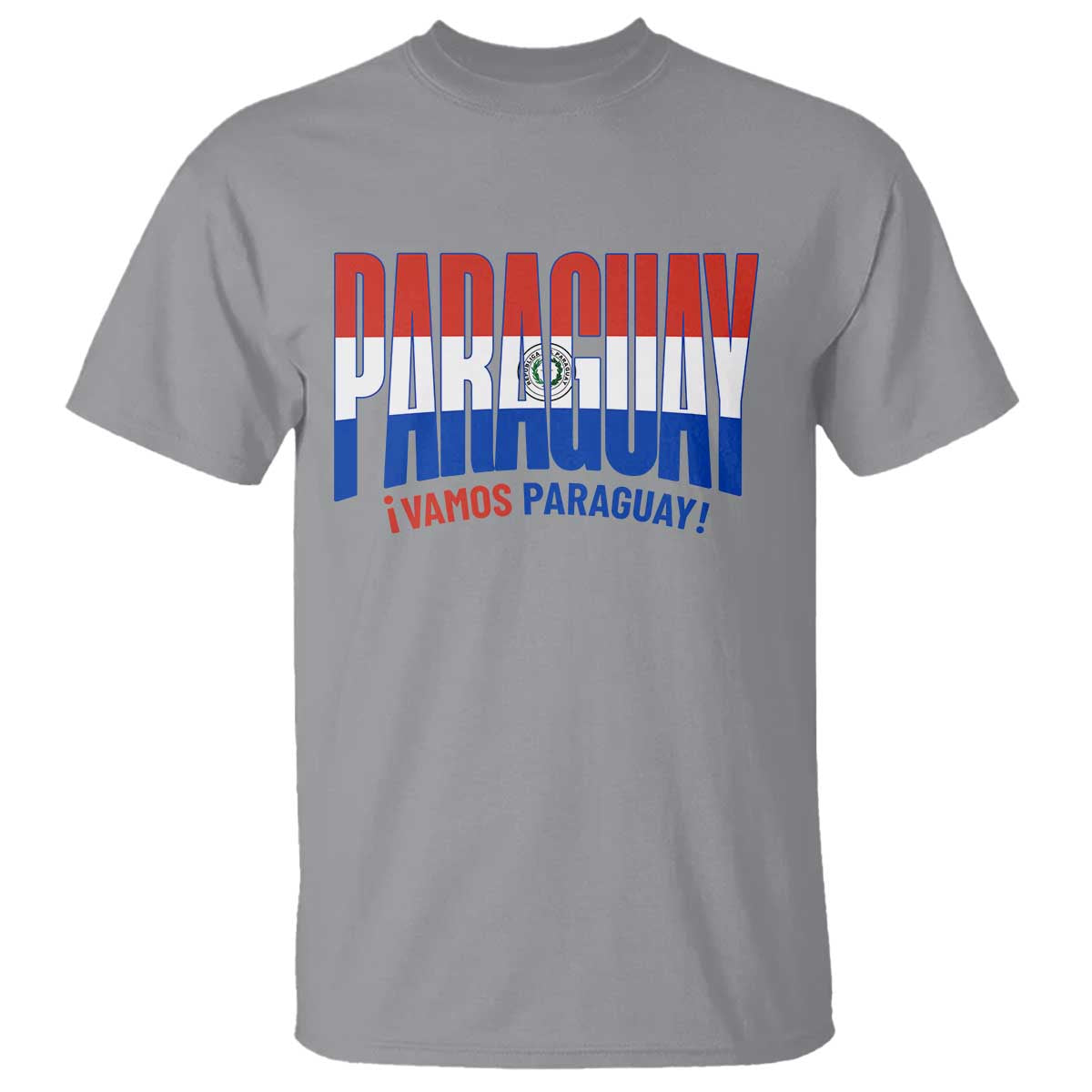 Vamos Paraguay Long Live Soccer Cheer T Shirt Patriotic Paraguaya Futbol Football Fans Pride TS02 Sport Gray Print Your Wear